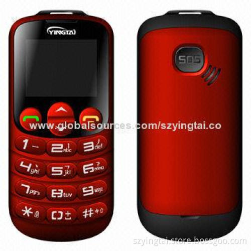 Low-end big button emergency/SOS GSM phones for old people